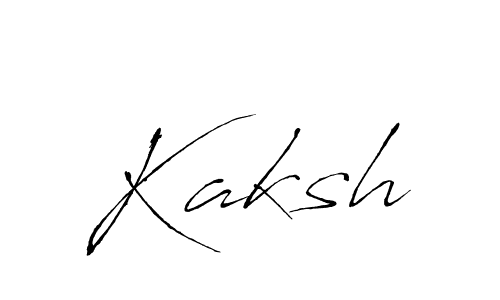 Kaksh stylish signature style. Best Handwritten Sign (Antro_Vectra) for my name. Handwritten Signature Collection Ideas for my name Kaksh. Kaksh signature style 6 images and pictures png