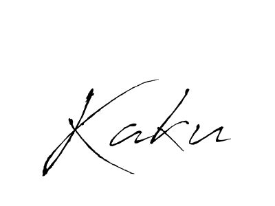Design your own signature with our free online signature maker. With this signature software, you can create a handwritten (Antro_Vectra) signature for name Kaku. Kaku signature style 6 images and pictures png
