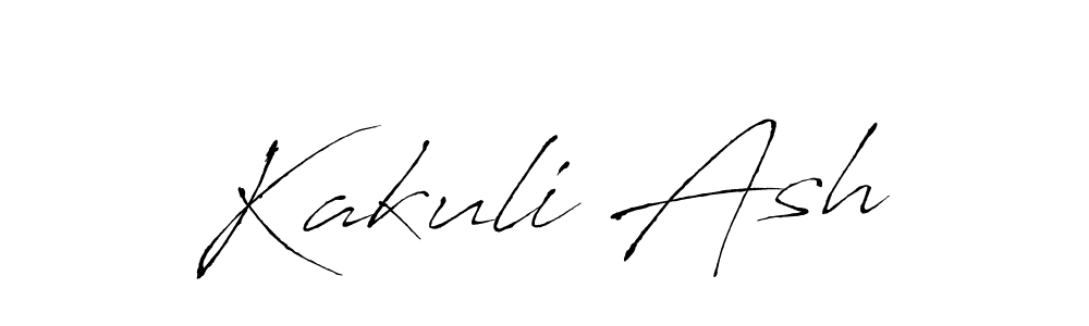 It looks lik you need a new signature style for name Kakuli Ash. Design unique handwritten (Antro_Vectra) signature with our free signature maker in just a few clicks. Kakuli Ash signature style 6 images and pictures png