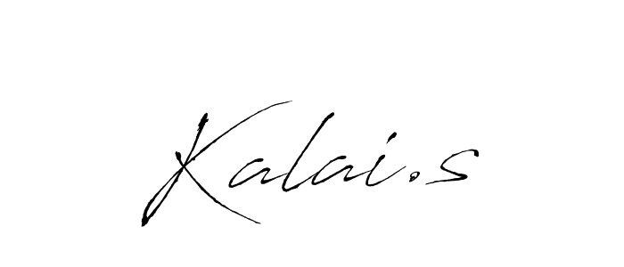 Antro_Vectra is a professional signature style that is perfect for those who want to add a touch of class to their signature. It is also a great choice for those who want to make their signature more unique. Get Kalai.s name to fancy signature for free. Kalai.s signature style 6 images and pictures png