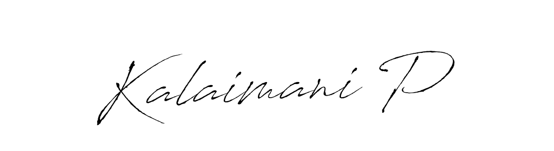 The best way (Antro_Vectra) to make a short signature is to pick only two or three words in your name. The name Kalaimani P include a total of six letters. For converting this name. Kalaimani P signature style 6 images and pictures png