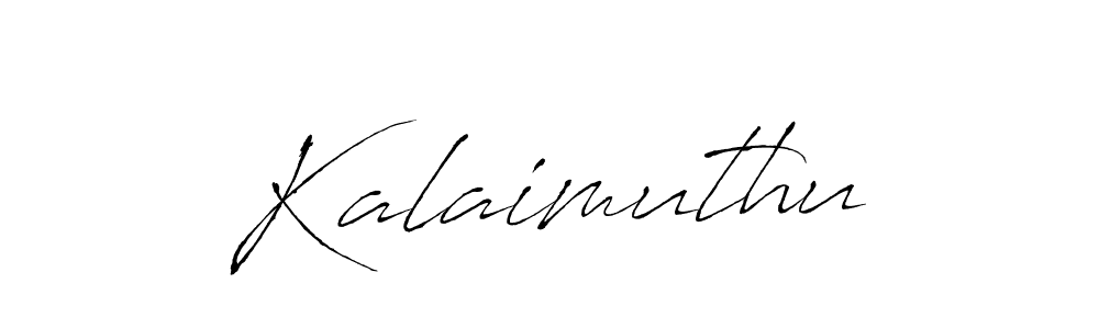 Create a beautiful signature design for name Kalaimuthu. With this signature (Antro_Vectra) fonts, you can make a handwritten signature for free. Kalaimuthu signature style 6 images and pictures png