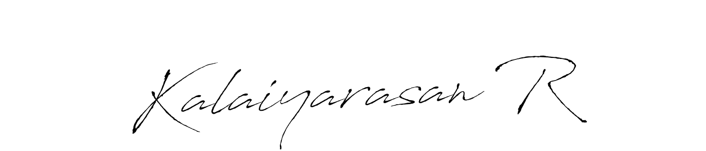 You should practise on your own different ways (Antro_Vectra) to write your name (Kalaiyarasan R) in signature. don't let someone else do it for you. Kalaiyarasan R signature style 6 images and pictures png