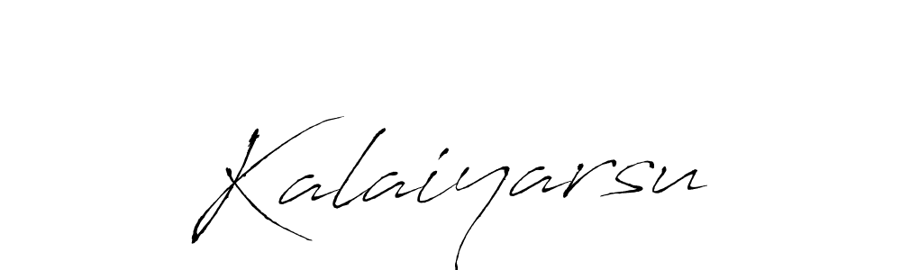 Also You can easily find your signature by using the search form. We will create Kalaiyarsu name handwritten signature images for you free of cost using Antro_Vectra sign style. Kalaiyarsu signature style 6 images and pictures png
