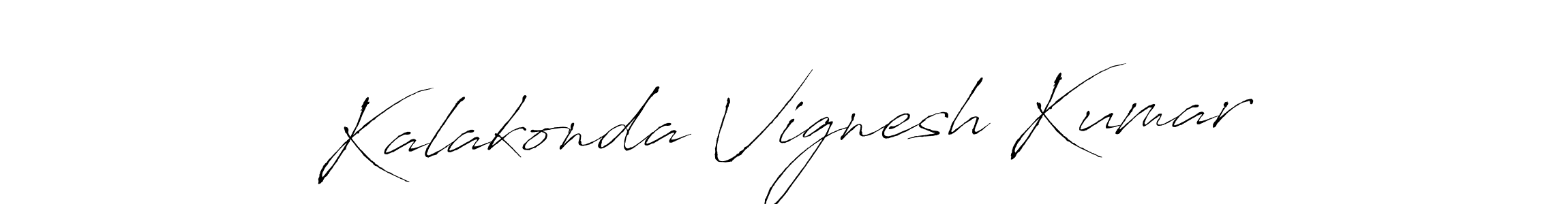 You should practise on your own different ways (Antro_Vectra) to write your name (Kalakonda Vignesh Kumar) in signature. don't let someone else do it for you. Kalakonda Vignesh Kumar signature style 6 images and pictures png