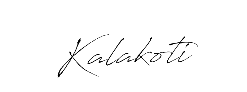 Create a beautiful signature design for name Kalakoti. With this signature (Antro_Vectra) fonts, you can make a handwritten signature for free. Kalakoti signature style 6 images and pictures png