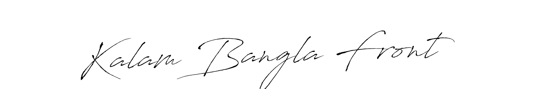 How to Draw Kalam Bangla Front signature style? Antro_Vectra is a latest design signature styles for name Kalam Bangla Front. Kalam Bangla Front signature style 6 images and pictures png
