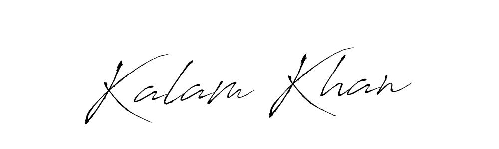 Use a signature maker to create a handwritten signature online. With this signature software, you can design (Antro_Vectra) your own signature for name Kalam Khan. Kalam Khan signature style 6 images and pictures png