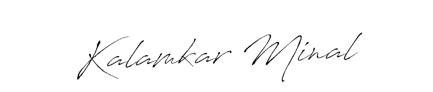 You should practise on your own different ways (Antro_Vectra) to write your name (Kalamkar Minal) in signature. don't let someone else do it for you. Kalamkar Minal signature style 6 images and pictures png