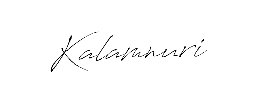 Design your own signature with our free online signature maker. With this signature software, you can create a handwritten (Antro_Vectra) signature for name Kalamnuri. Kalamnuri signature style 6 images and pictures png