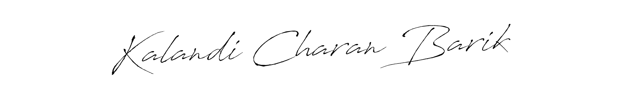 How to make Kalandi Charan Barik name signature. Use Antro_Vectra style for creating short signs online. This is the latest handwritten sign. Kalandi Charan Barik signature style 6 images and pictures png