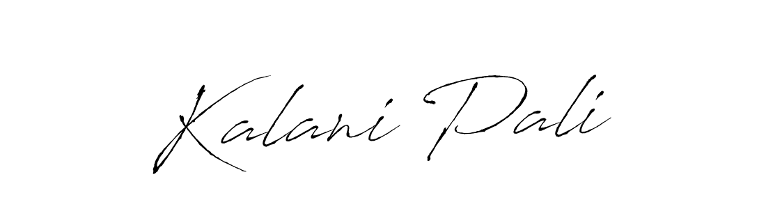 Use a signature maker to create a handwritten signature online. With this signature software, you can design (Antro_Vectra) your own signature for name Kalani Pali. Kalani Pali signature style 6 images and pictures png