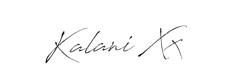 Create a beautiful signature design for name Kalani Xx. With this signature (Antro_Vectra) fonts, you can make a handwritten signature for free. Kalani Xx signature style 6 images and pictures png