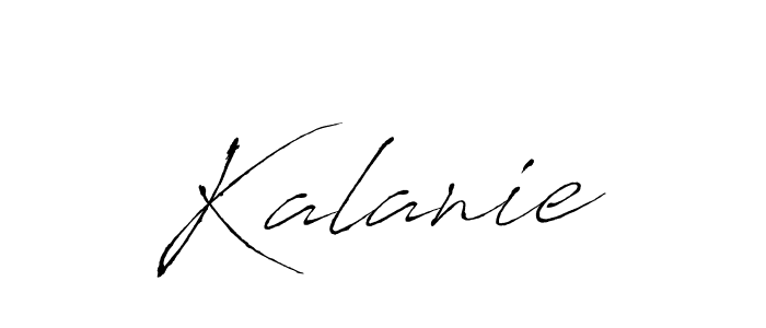 Create a beautiful signature design for name Kalanie. With this signature (Antro_Vectra) fonts, you can make a handwritten signature for free. Kalanie signature style 6 images and pictures png