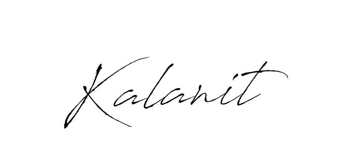 Use a signature maker to create a handwritten signature online. With this signature software, you can design (Antro_Vectra) your own signature for name Kalanit. Kalanit signature style 6 images and pictures png