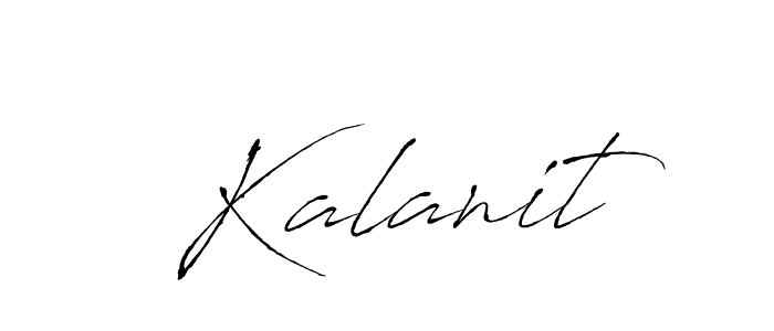 Use a signature maker to create a handwritten signature online. With this signature software, you can design (Antro_Vectra) your own signature for name Kalanit. Kalanit signature style 6 images and pictures png