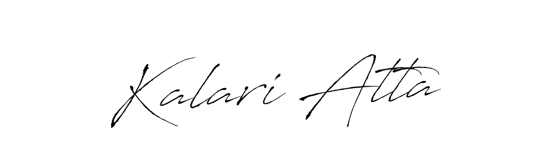 How to make Kalari Atta signature? Antro_Vectra is a professional autograph style. Create handwritten signature for Kalari Atta name. Kalari Atta signature style 6 images and pictures png