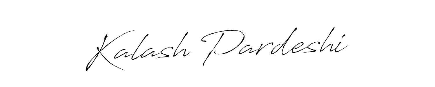 How to make Kalash Pardeshi signature? Antro_Vectra is a professional autograph style. Create handwritten signature for Kalash Pardeshi name. Kalash Pardeshi signature style 6 images and pictures png