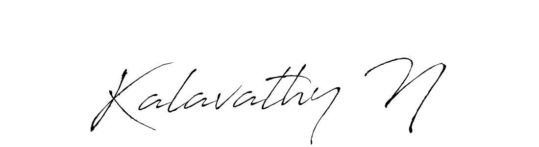 It looks lik you need a new signature style for name Kalavathy N. Design unique handwritten (Antro_Vectra) signature with our free signature maker in just a few clicks. Kalavathy N signature style 6 images and pictures png