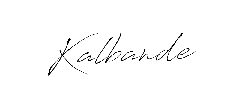Design your own signature with our free online signature maker. With this signature software, you can create a handwritten (Antro_Vectra) signature for name Kalbande. Kalbande signature style 6 images and pictures png