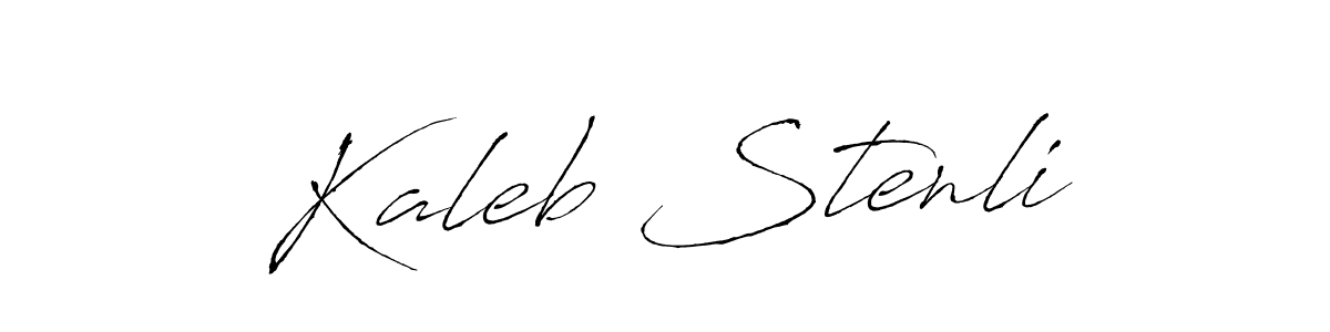 Use a signature maker to create a handwritten signature online. With this signature software, you can design (Antro_Vectra) your own signature for name Kaleb Stenli. Kaleb Stenli signature style 6 images and pictures png