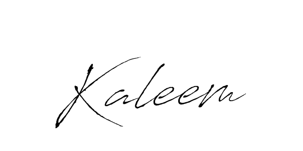 Use a signature maker to create a handwritten signature online. With this signature software, you can design (Antro_Vectra) your own signature for name Kaleem. Kaleem signature style 6 images and pictures png