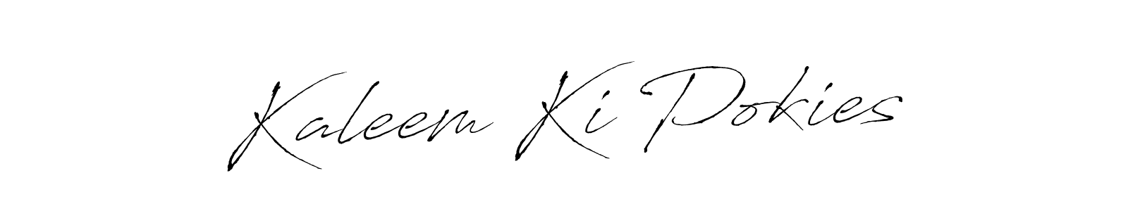 Design your own signature with our free online signature maker. With this signature software, you can create a handwritten (Antro_Vectra) signature for name Kaleem Ki Pokies. Kaleem Ki Pokies signature style 6 images and pictures png