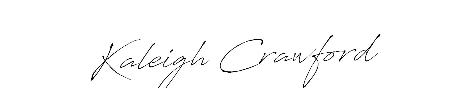 Kaleigh Crawford stylish signature style. Best Handwritten Sign (Antro_Vectra) for my name. Handwritten Signature Collection Ideas for my name Kaleigh Crawford. Kaleigh Crawford signature style 6 images and pictures png