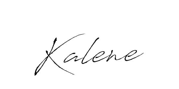 Design your own signature with our free online signature maker. With this signature software, you can create a handwritten (Antro_Vectra) signature for name Kalene. Kalene signature style 6 images and pictures png