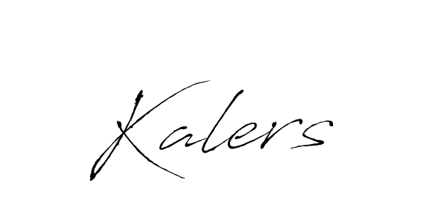 Kalers stylish signature style. Best Handwritten Sign (Antro_Vectra) for my name. Handwritten Signature Collection Ideas for my name Kalers. Kalers signature style 6 images and pictures png