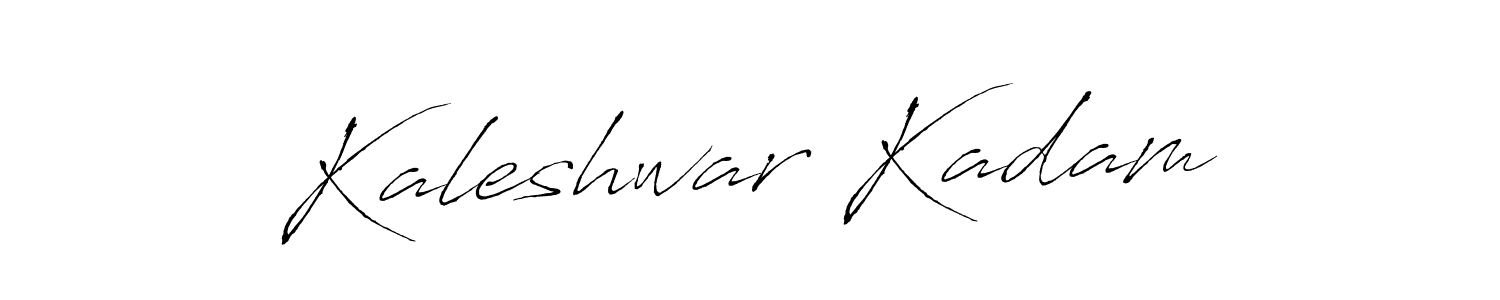 How to make Kaleshwar Kadam signature? Antro_Vectra is a professional autograph style. Create handwritten signature for Kaleshwar Kadam name. Kaleshwar Kadam signature style 6 images and pictures png