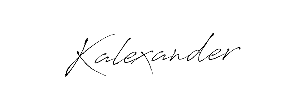 Create a beautiful signature design for name Kalexander. With this signature (Antro_Vectra) fonts, you can make a handwritten signature for free. Kalexander signature style 6 images and pictures png