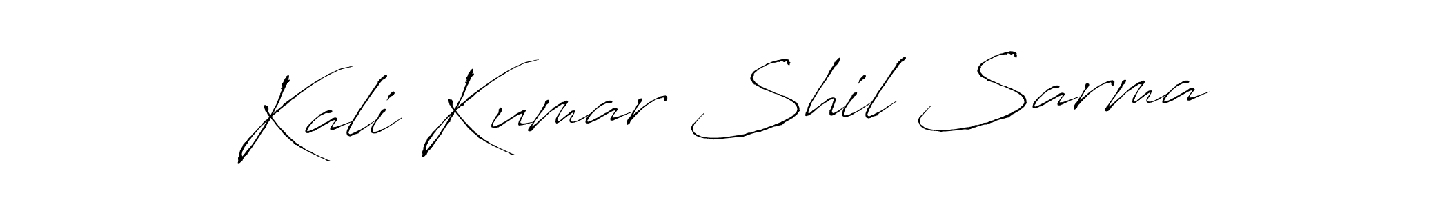 Design your own signature with our free online signature maker. With this signature software, you can create a handwritten (Antro_Vectra) signature for name Kali Kumar Shil Sarma. Kali Kumar Shil Sarma signature style 6 images and pictures png