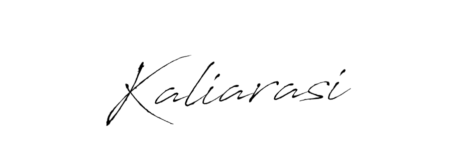 Make a beautiful signature design for name Kaliarasi. With this signature (Antro_Vectra) style, you can create a handwritten signature for free. Kaliarasi signature style 6 images and pictures png