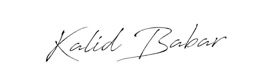 Similarly Antro_Vectra is the best handwritten signature design. Signature creator online .You can use it as an online autograph creator for name Kalid Babar. Kalid Babar signature style 6 images and pictures png