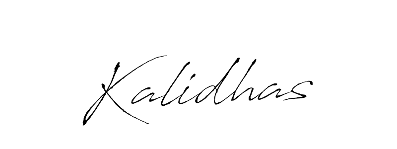 Use a signature maker to create a handwritten signature online. With this signature software, you can design (Antro_Vectra) your own signature for name Kalidhas. Kalidhas signature style 6 images and pictures png