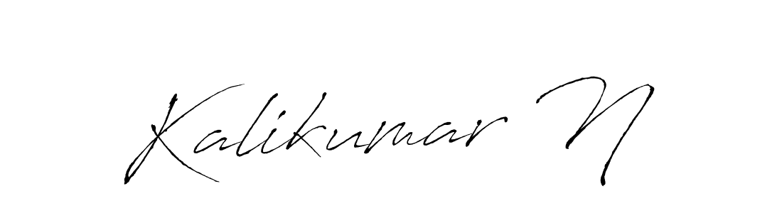 Antro_Vectra is a professional signature style that is perfect for those who want to add a touch of class to their signature. It is also a great choice for those who want to make their signature more unique. Get Kalikumar N name to fancy signature for free. Kalikumar N signature style 6 images and pictures png