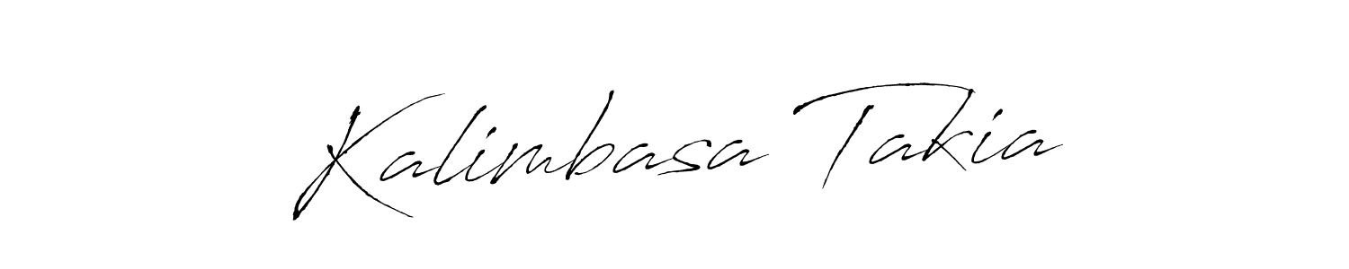 Design your own signature with our free online signature maker. With this signature software, you can create a handwritten (Antro_Vectra) signature for name Kalimbasa Takia. Kalimbasa Takia signature style 6 images and pictures png