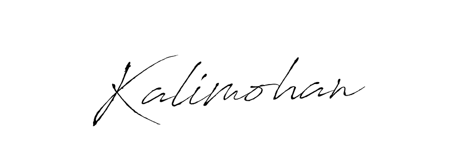 How to make Kalimohan name signature. Use Antro_Vectra style for creating short signs online. This is the latest handwritten sign. Kalimohan signature style 6 images and pictures png