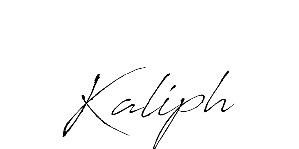 How to make Kaliph name signature. Use Antro_Vectra style for creating short signs online. This is the latest handwritten sign. Kaliph signature style 6 images and pictures png