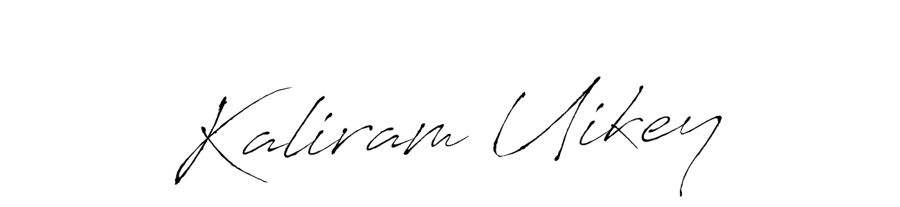 if you are searching for the best signature style for your name Kaliram Uikey. so please give up your signature search. here we have designed multiple signature styles  using Antro_Vectra. Kaliram Uikey signature style 6 images and pictures png