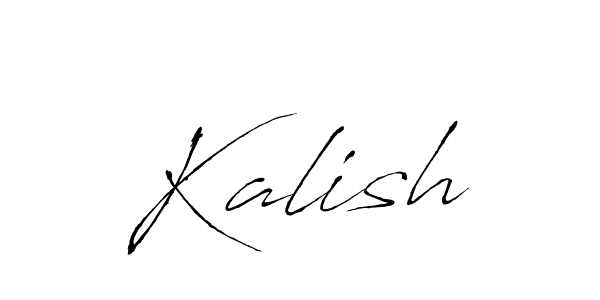 Make a beautiful signature design for name Kalish. With this signature (Antro_Vectra) style, you can create a handwritten signature for free. Kalish signature style 6 images and pictures png