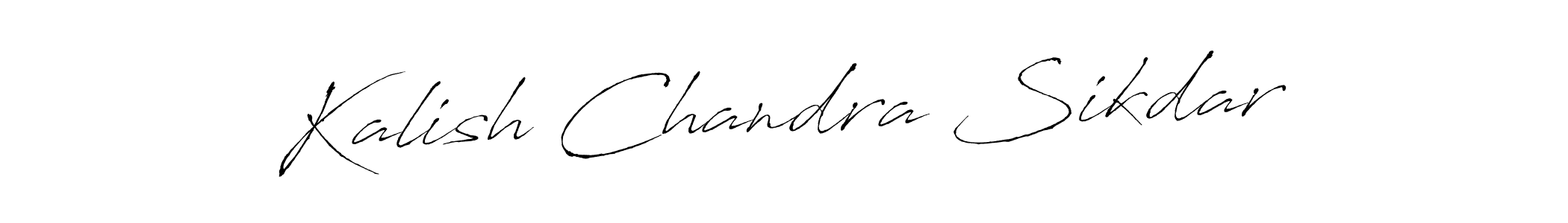 Similarly Antro_Vectra is the best handwritten signature design. Signature creator online .You can use it as an online autograph creator for name Kalish Chandra Sikdar. Kalish Chandra Sikdar signature style 6 images and pictures png