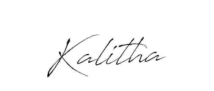 Design your own signature with our free online signature maker. With this signature software, you can create a handwritten (Antro_Vectra) signature for name Kalitha. Kalitha signature style 6 images and pictures png