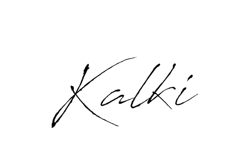 Design your own signature with our free online signature maker. With this signature software, you can create a handwritten (Antro_Vectra) signature for name Kalki. Kalki signature style 6 images and pictures png