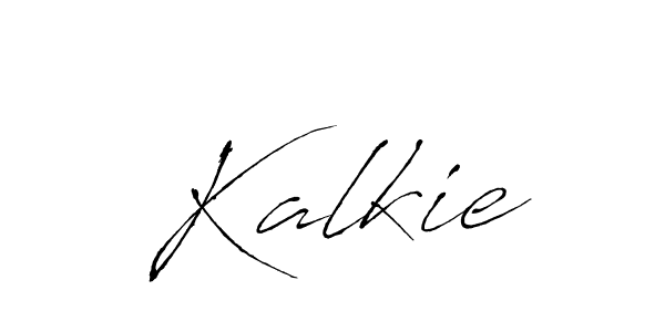 Kalkie stylish signature style. Best Handwritten Sign (Antro_Vectra) for my name. Handwritten Signature Collection Ideas for my name Kalkie. Kalkie signature style 6 images and pictures png