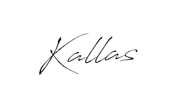 Kallas stylish signature style. Best Handwritten Sign (Antro_Vectra) for my name. Handwritten Signature Collection Ideas for my name Kallas. Kallas signature style 6 images and pictures png