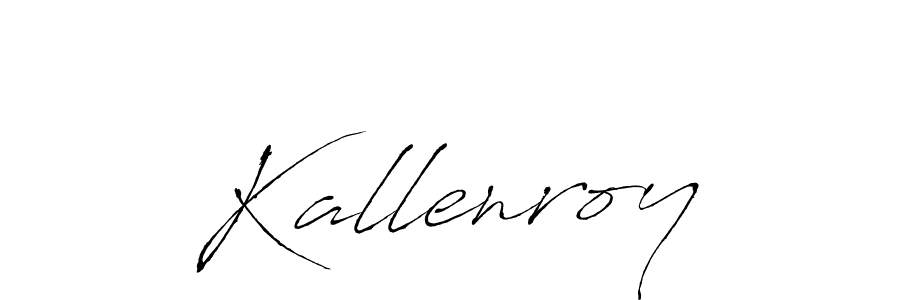 How to make Kallenroy name signature. Use Antro_Vectra style for creating short signs online. This is the latest handwritten sign. Kallenroy signature style 6 images and pictures png