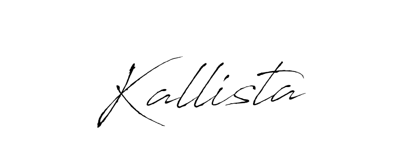 Create a beautiful signature design for name Kallista. With this signature (Antro_Vectra) fonts, you can make a handwritten signature for free. Kallista signature style 6 images and pictures png