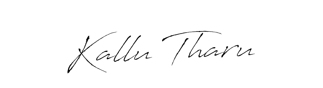 Antro_Vectra is a professional signature style that is perfect for those who want to add a touch of class to their signature. It is also a great choice for those who want to make their signature more unique. Get Kallu Tharu name to fancy signature for free. Kallu Tharu signature style 6 images and pictures png